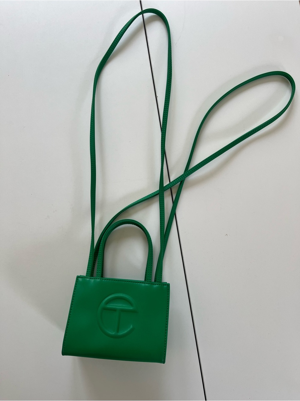 Telfar Green Mini Crossbody Bag